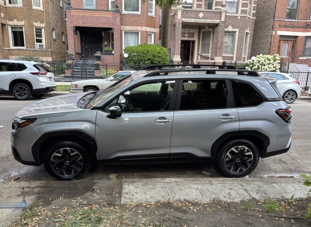 Subaru Forester — driver side after exterior detail