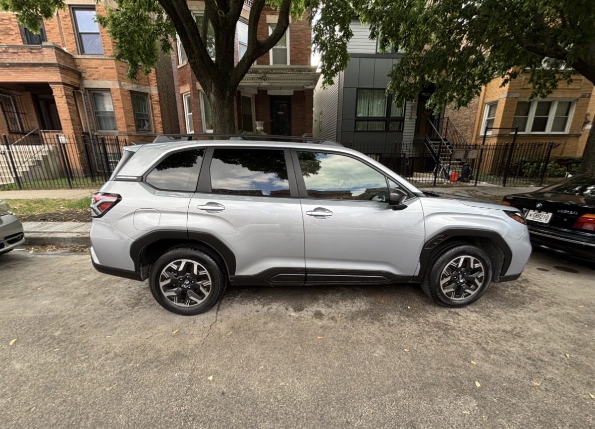 Subaru Forester — passenger side after exterior detail