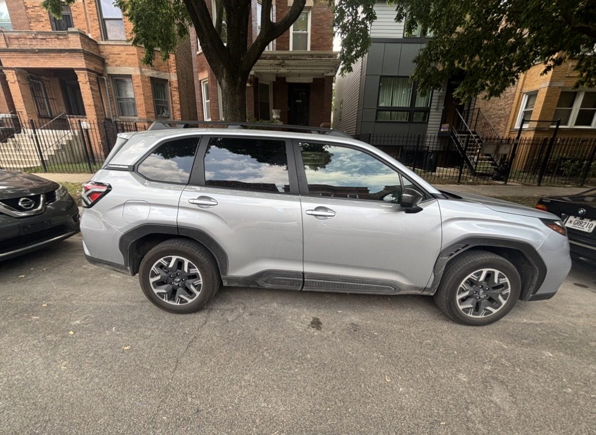 Subaru Forester — passenger side before exterior detail